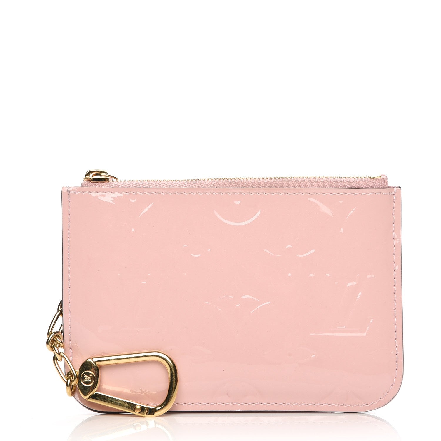 Louis Vuitton Vernis Key Pouch Rose Ballerine 1 of 8