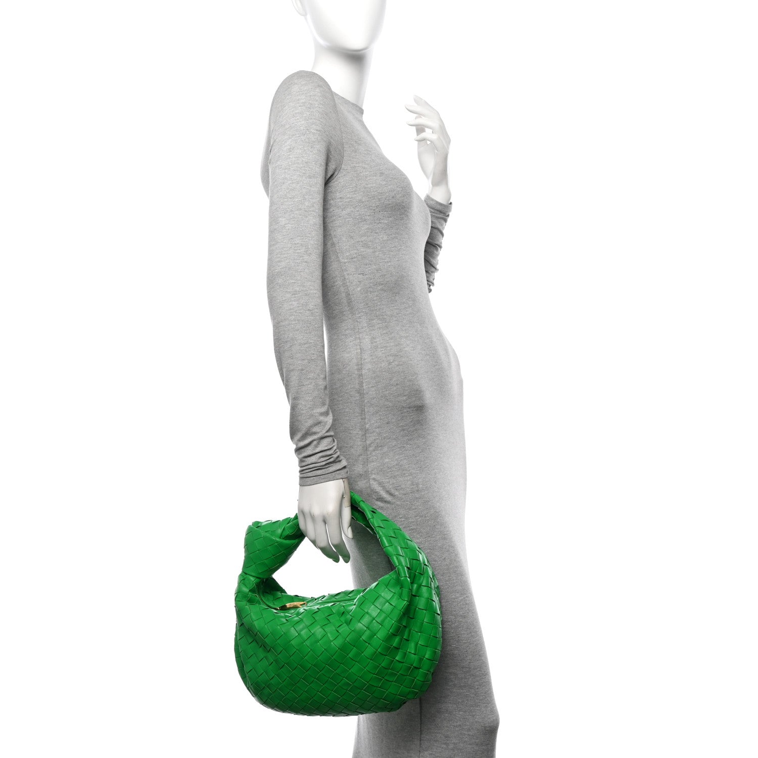 Bottega Veneta Nappa Intrecciato Teen Jodie Hobo Parakeet 2 of 10