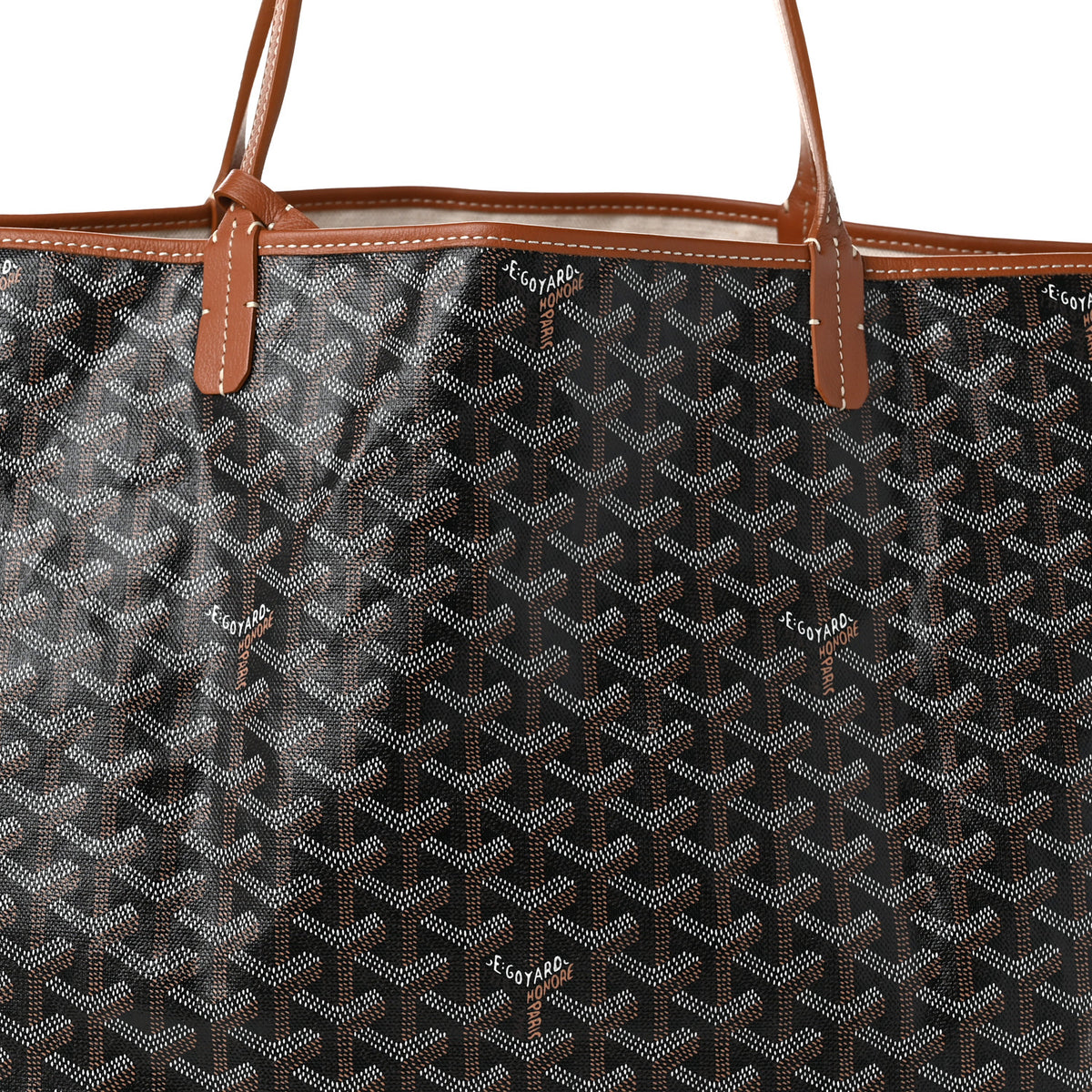 Goyard Goyardine Saint Louis GM Black Gold 9 of 11