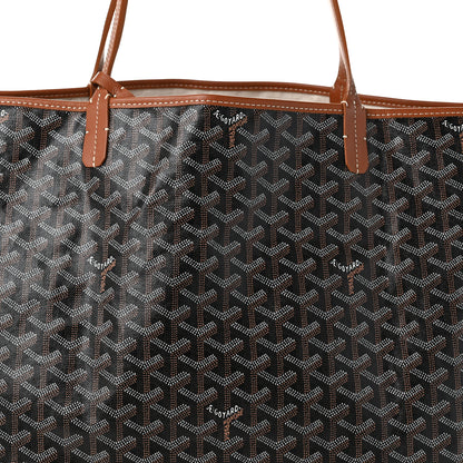 Goyard Goyardine Saint Louis GM Black Gold 9 of 11