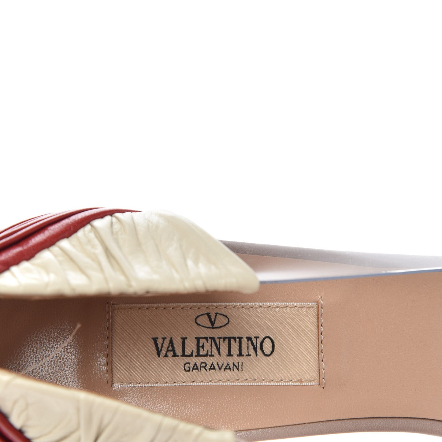 Ruched Lambskin PVC B-Drape Pumps 37.5 Multicolor