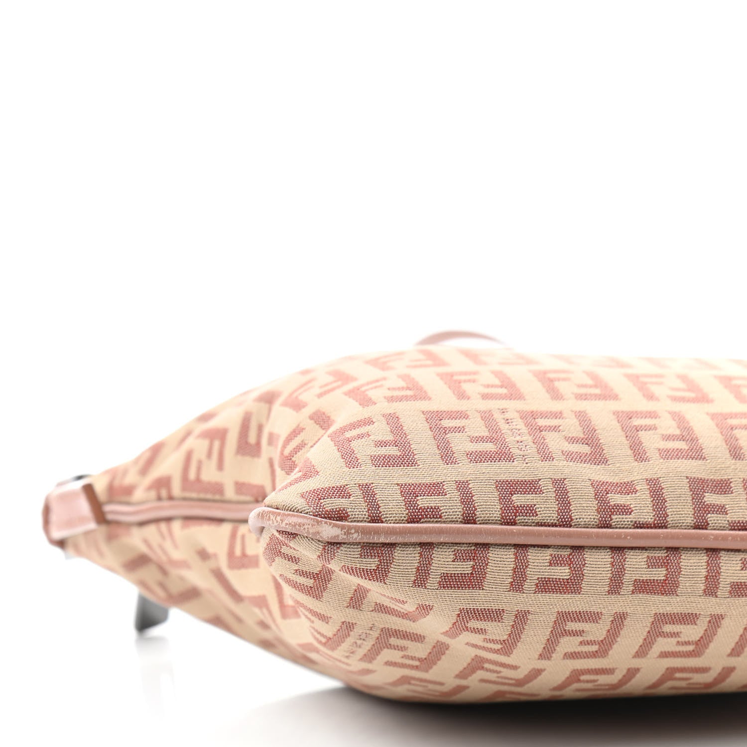 Fendi Zucchino Vitello Crossbody Beige Bruciato Bois de Rose 8 of 9