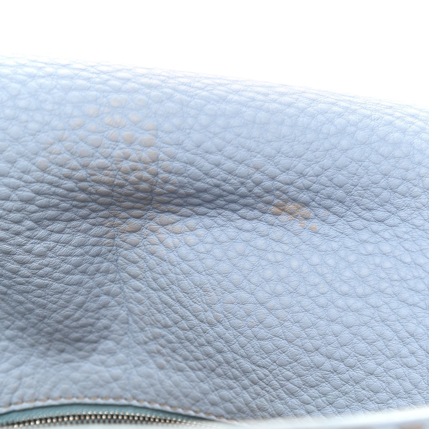 Calfskin Romano Selleria Forever Mama Baguette Sky Blue Latte