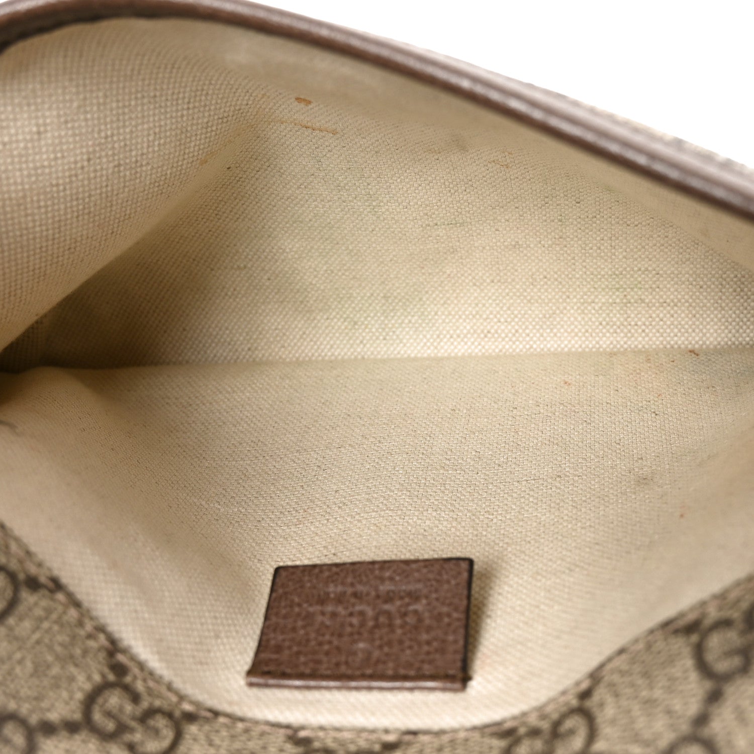 Gucci GG Supreme Monogram Neo Vintage Web Belt Bag Brown 5 of 10