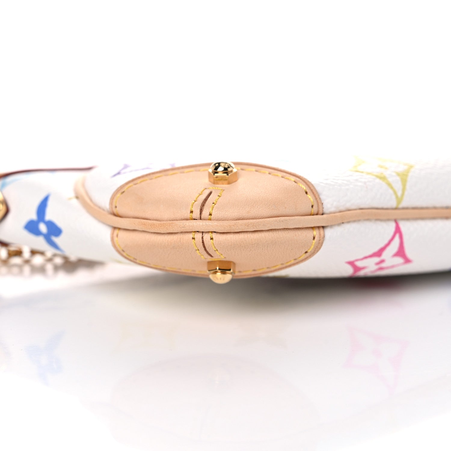 Louis Vuitton Monogram Multicolor Pochette Milla MM White 7 of 11