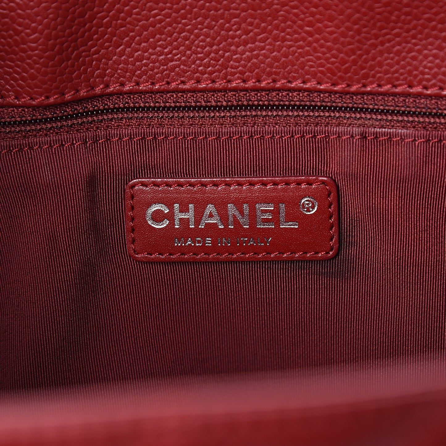 Caviar Quilted Grand Shopping Tote GST Red