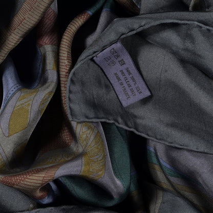 Hermes Silk Cavalcadour Wash Shawl 140 3 of 3