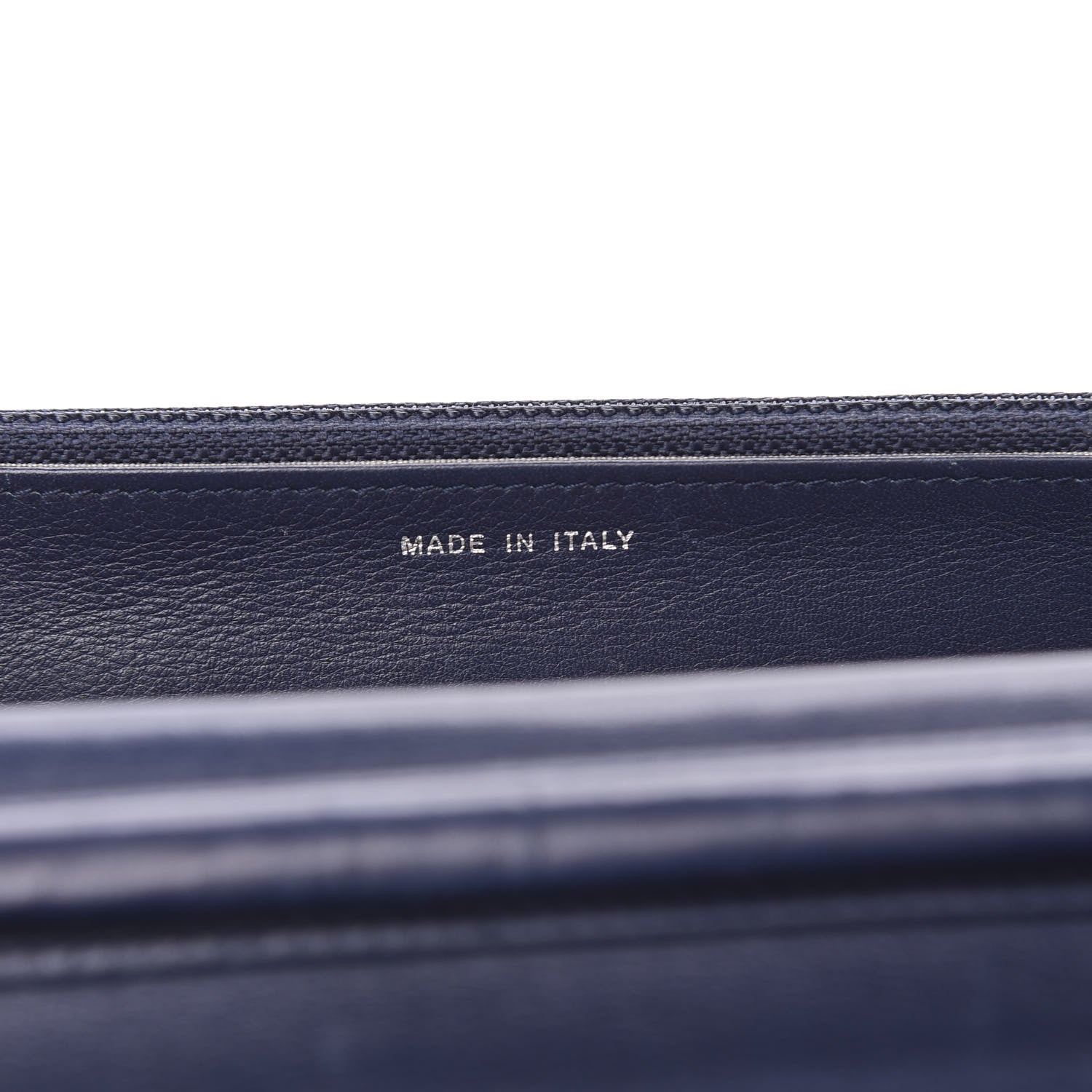 Chanel Caviar Timeless CC Wallet On Chain WOC Dark Blue 6 of 11