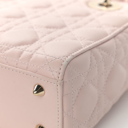 Christian Dior Lambskin Cannage Small Lucky Badges My Lady Dior Pink 12 of 13