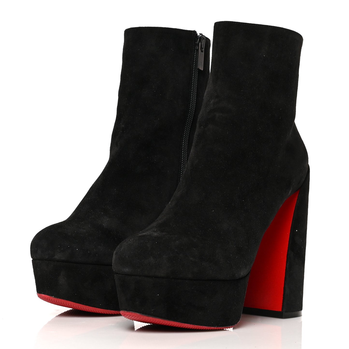 Veau Velours Movidastic 130 Platform Boots 38.5 Black