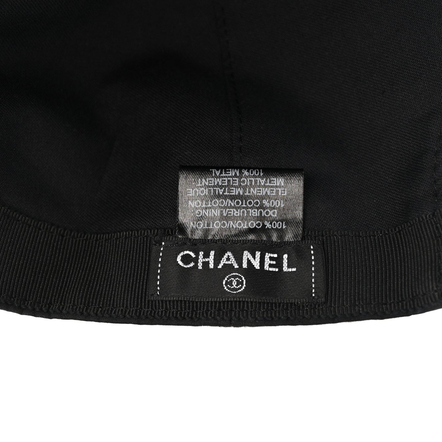 Cotton CC Cap Hat Black