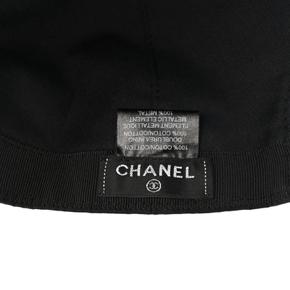Chanel Cotton CC Cap Hat Black 8 of 11