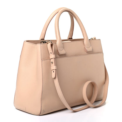 Chanel Grained Calfskin Small Neo Executive Shopper Tote Beige 2 of 4