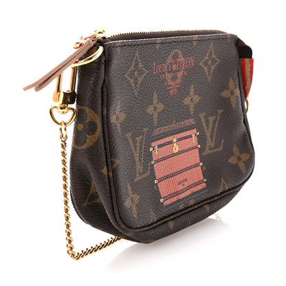 Louis Vuitton Monogram Trunks and Locks Mini Pochette Accessories 3 of 6