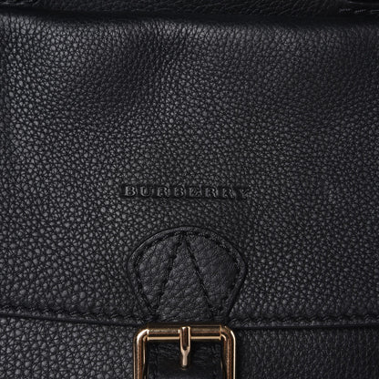 Burberry Mega Check Grained Calfskin Medium Harcourt Satchel Black 12 of 12
