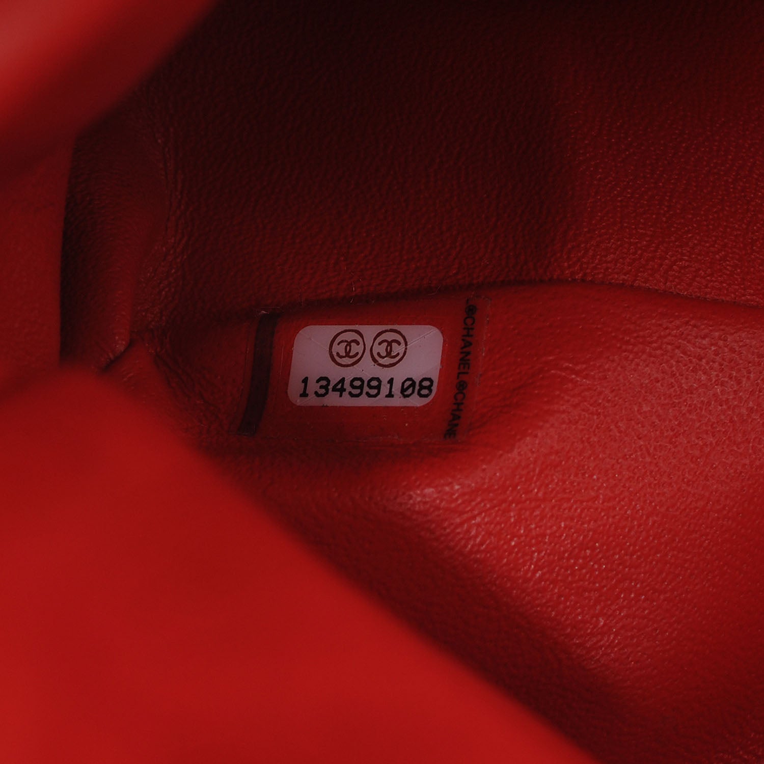 Chanel Patent Chevron Maxi Single Flap Persimmon 9 of 10