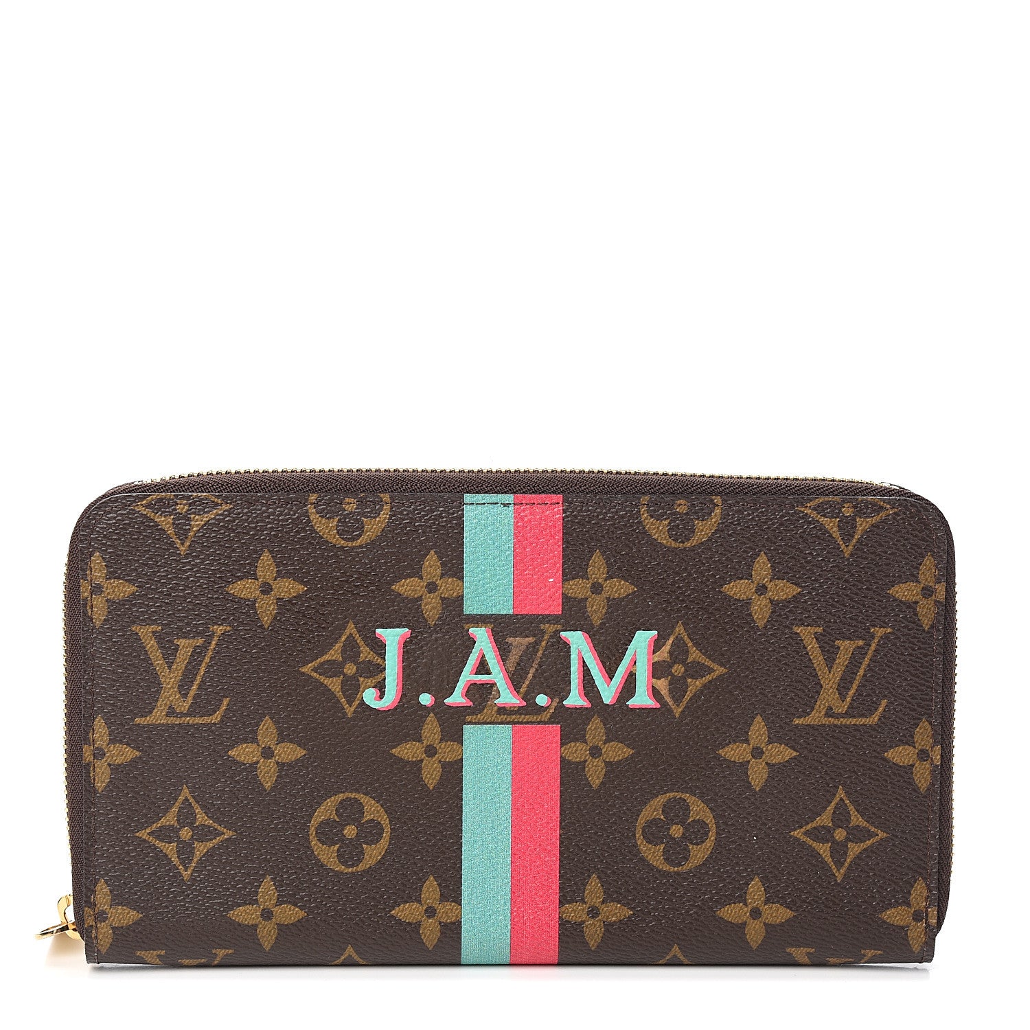 Louis Vuitton Monogram My LV Heritage Zippy Organizer Wallet Vert Clair Fuchsia 1 of 6