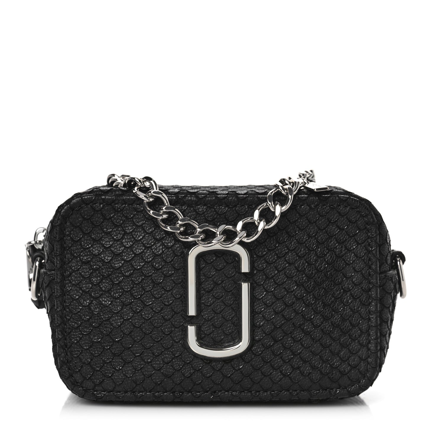 Goatskin Python Print The Softshot 17 Bag Black