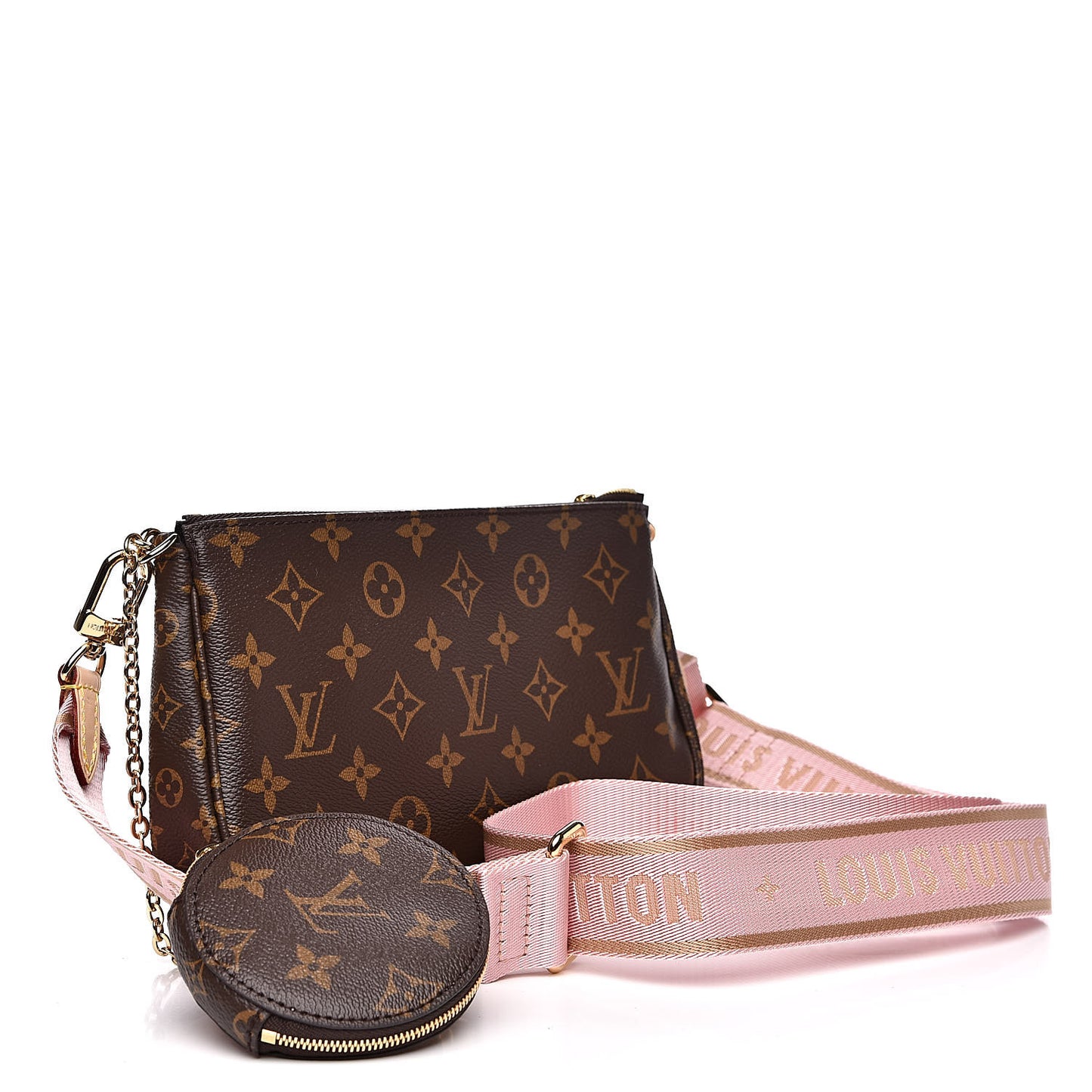 Monogram Multi Pochette Accessories Rose Clair