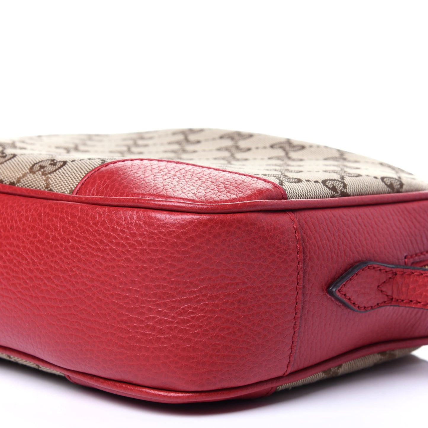 Monogram Mini Bree Messenger Bag Red