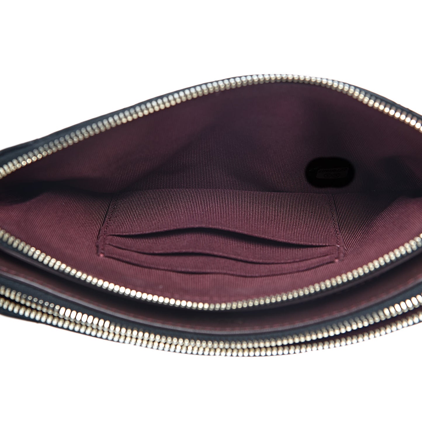 Lambskin Quilted Small Clutch With Chain Black