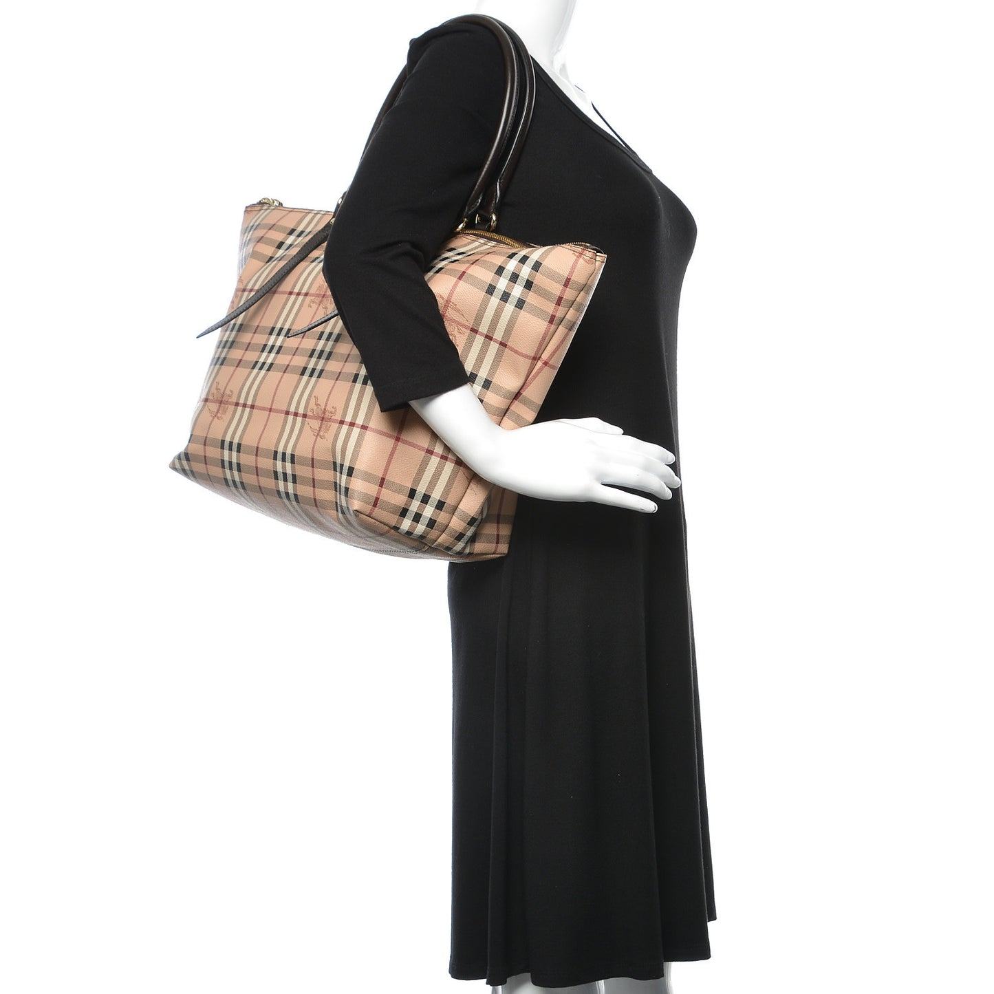 Haymarket Check Medium Salisbury Tote Chocolate
