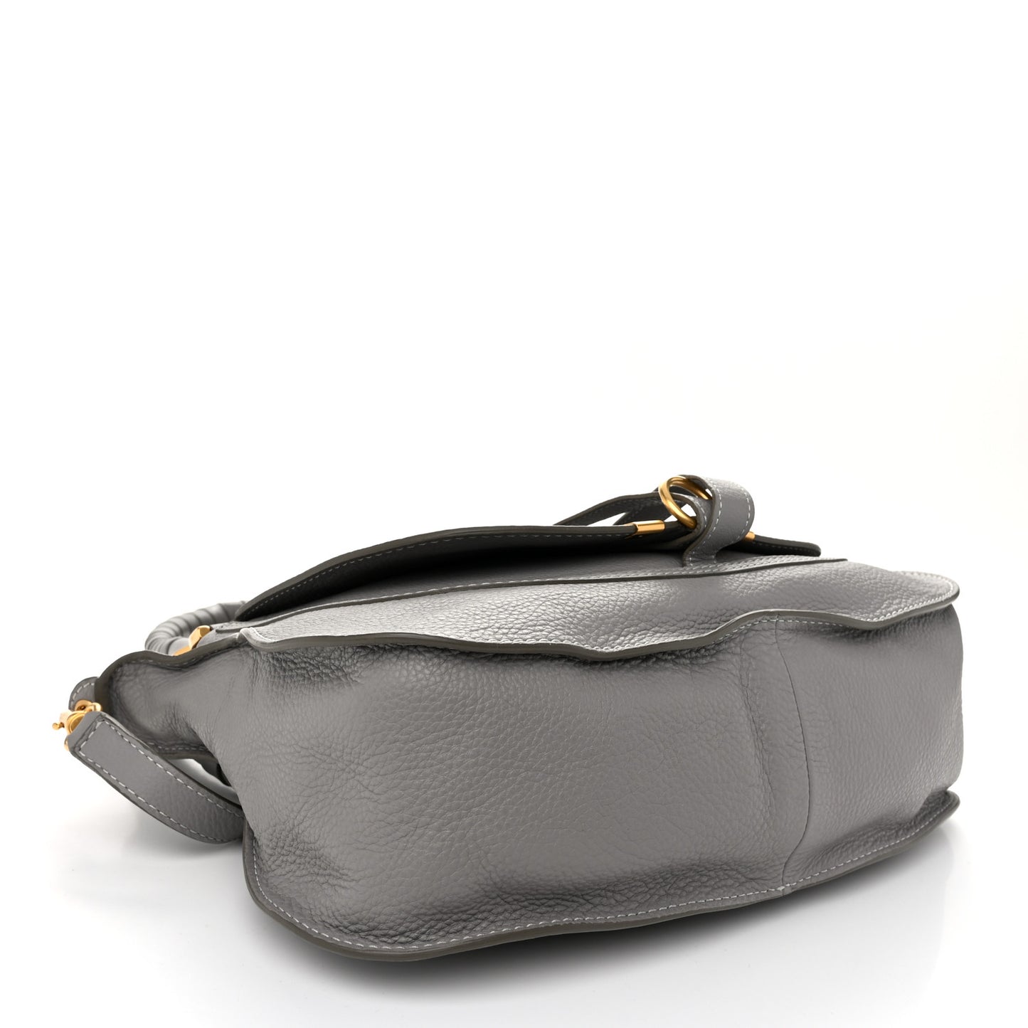 Calfskin Medium Marcie Satchel Cashmere Grey