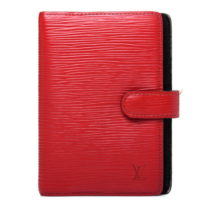 Louis Vuitton Epi Small Ring Agenda Cover Castillan Red 1 of 23