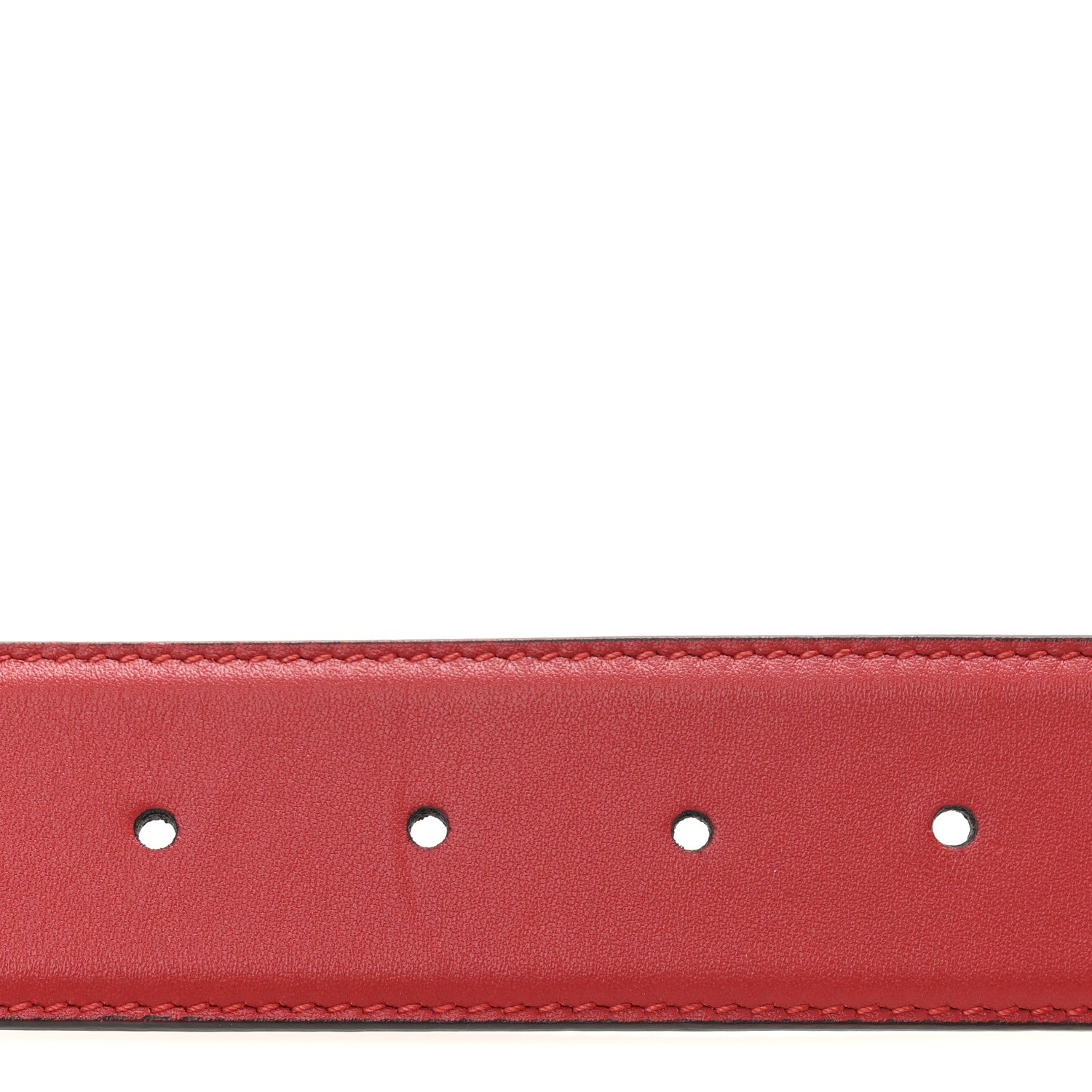 Gucci Moon Calfskin Interlocking G 37mm Belt 110 44 Vibrant Red 3 of 6