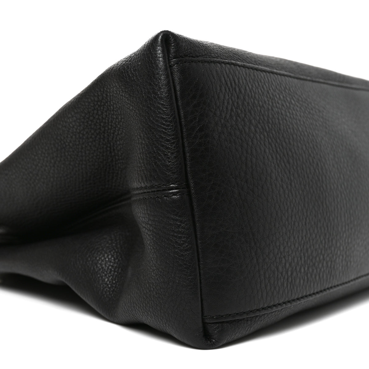 Gucci Pebbled Calfskin Medium Soho Chain Shoulder Bag Black 9 of 10