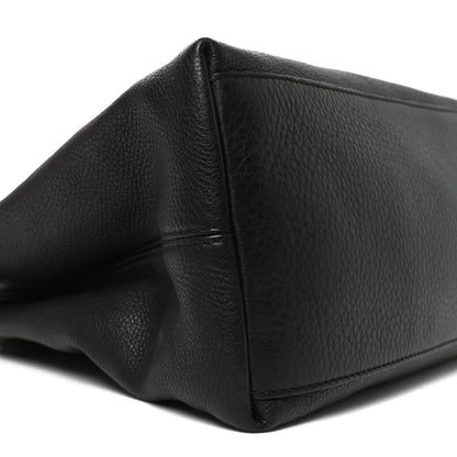 Gucci Pebbled Calfskin Medium Soho Chain Shoulder Bag Black 9 of 10