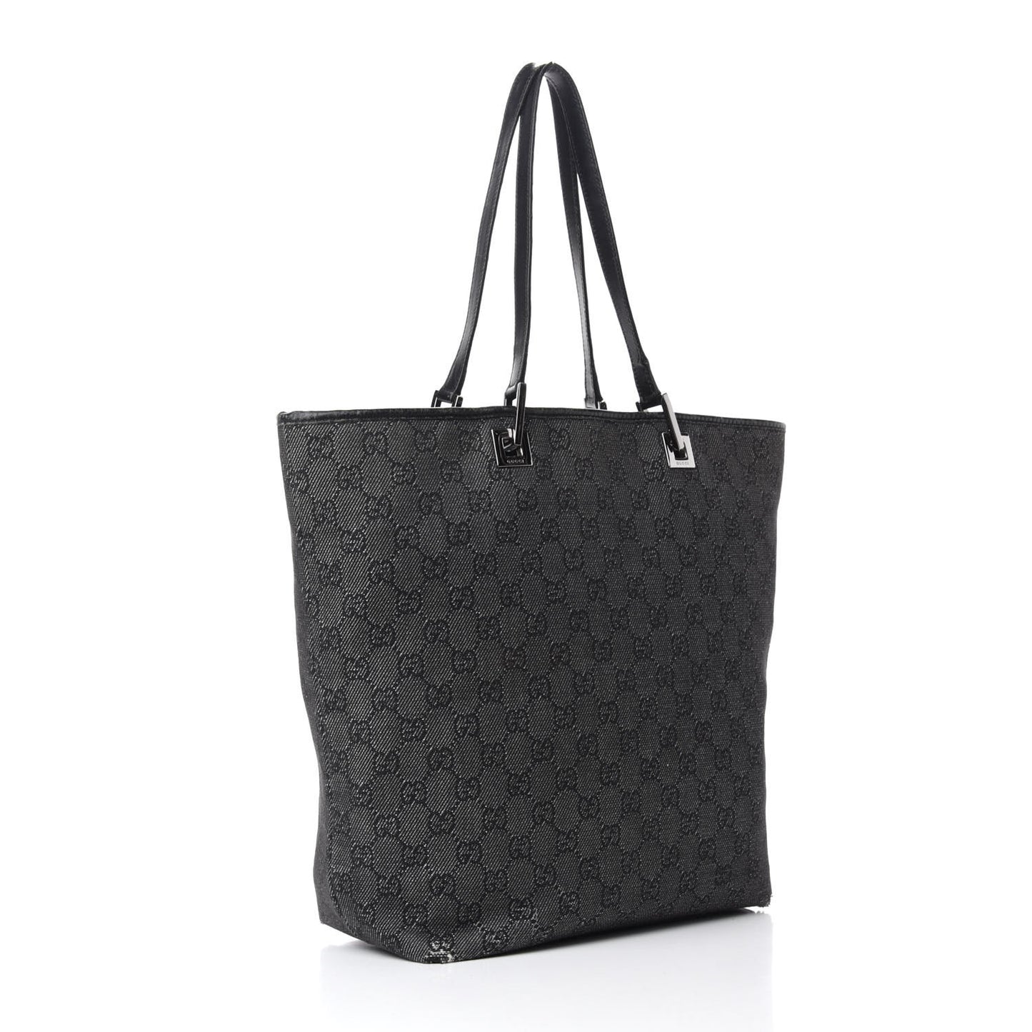 Monogram Bucket Tote Black
