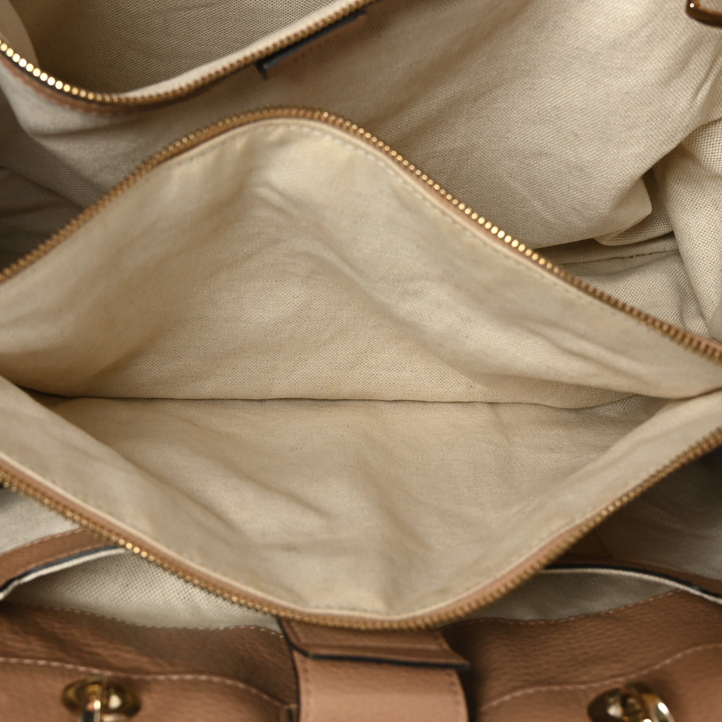 Cellarius Calfskin Large Bamboo Shopper Tote Camelia