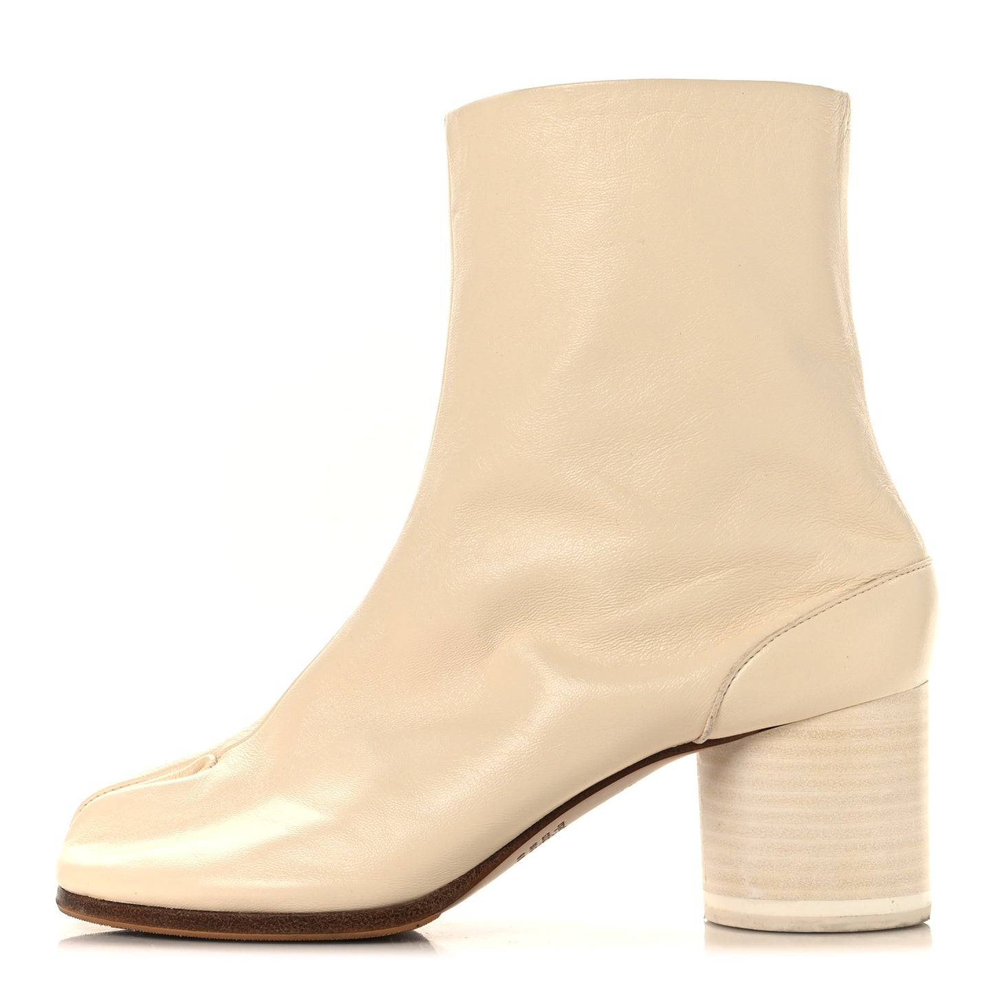 Nappa Tabi Ankle 80mm Boots 37 White
