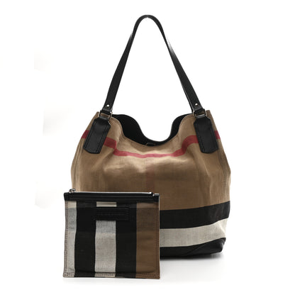 Burberry Canvas Mega Check Medium Maidstone Black 3 of 12