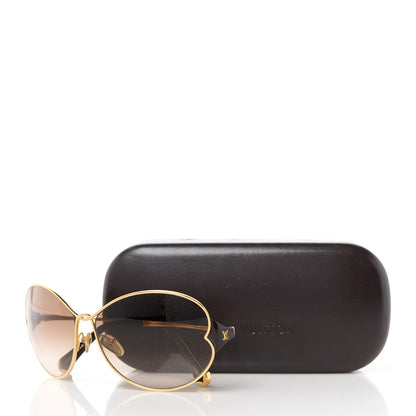Louis Vuitton Daisy Sunglasses Z0262U Marron 10 of 10