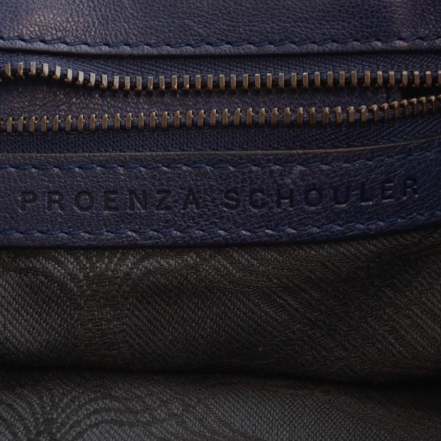 Leather PS1 Pochette Clutch Midnight