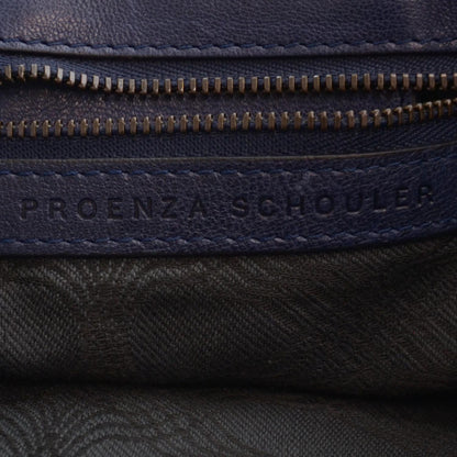 Proenza Schouler Leather PS1 Pochette Clutch Midnight 6 of 8