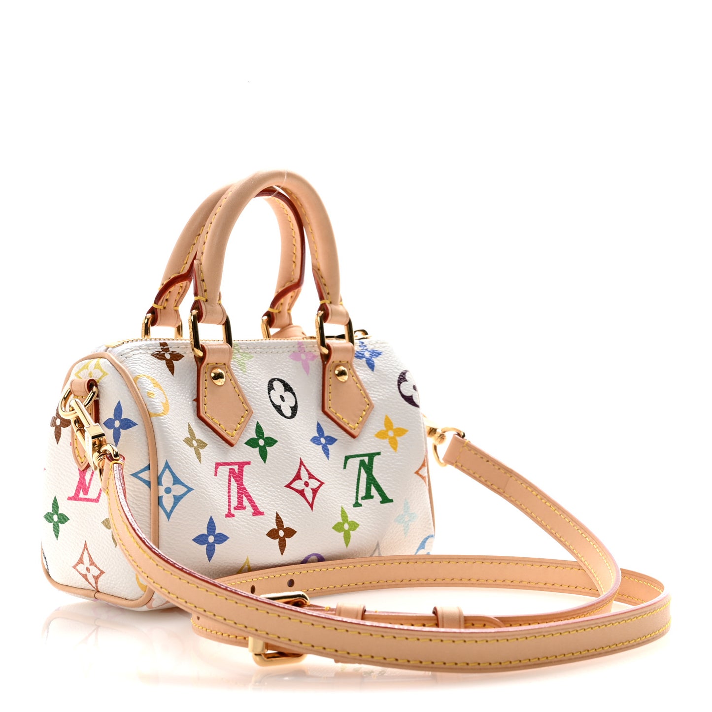 LV X TM Monogram Multicolor Nano Speedy White