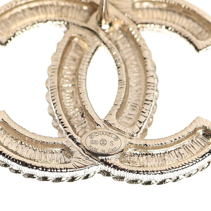Chanel Pearl Queen of France CC Earrings Gold 4 of 5
