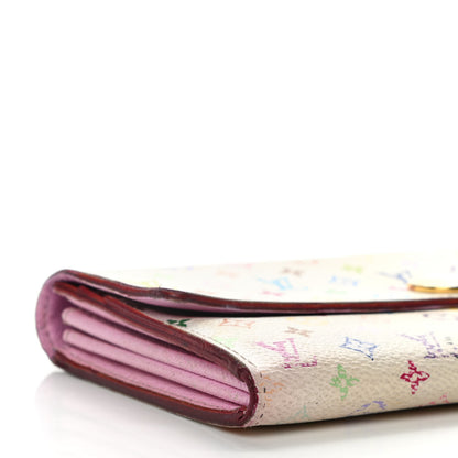 Louis Vuitton Monogram Multicolor Sarah Wallet White Litchi 8 of 21