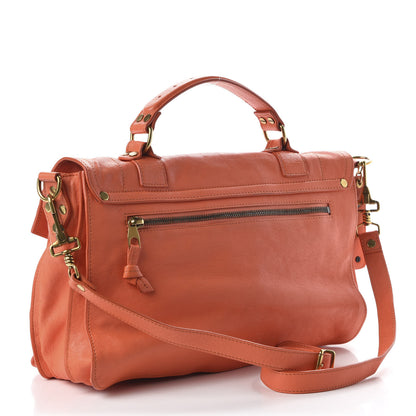 Proenza Schouler Lambskin Medium PS1 Satchel Grapefruit 2 of 10