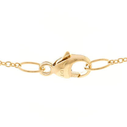 David Yurman 18K Yellow Gold Diamond Cable Heart Pave Pendant Necklace 4 of 4