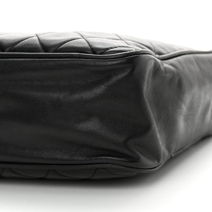 Chanel Lambskin Quilted Shoulder Bag Black 12 of 18