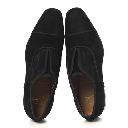 Christian Louboutin Veau Velours Mens Alpha Male Flat 42.5 Black 2 of 9