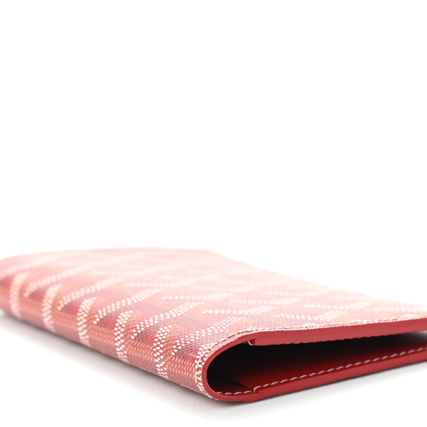 Goyardine Passport Wallet Red