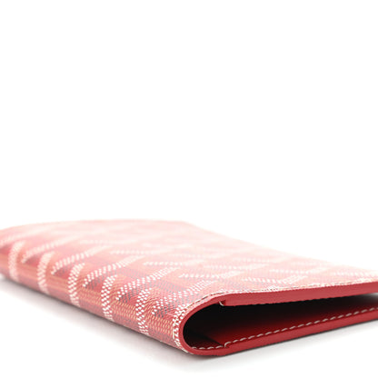Goyard Goyardine Passport Wallet Red 8 of 9