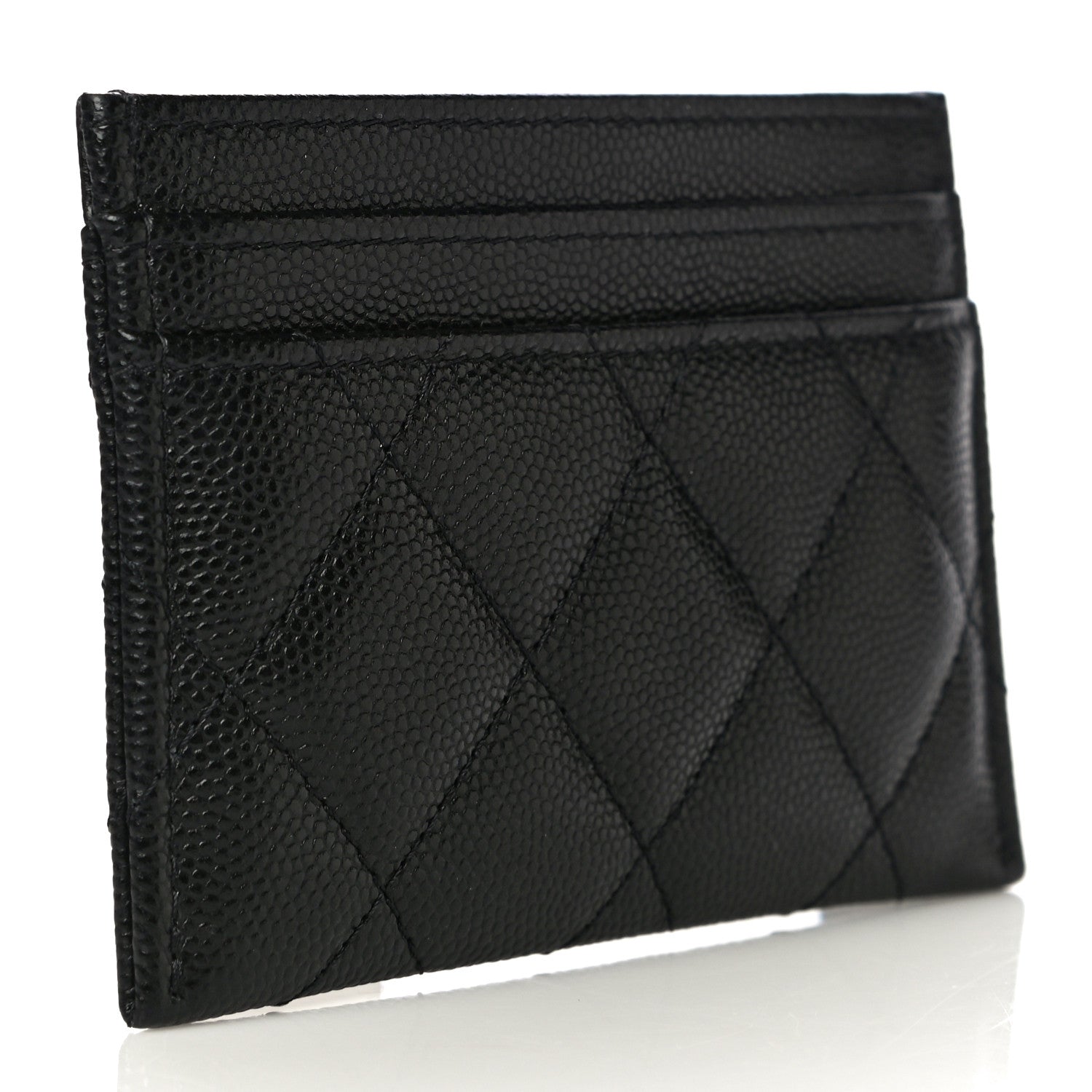 Chanel Caviar Quilted French New Wave Card Holder Black 3 of 11