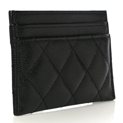 Chanel Caviar Quilted French New Wave Card Holder Black 3 of 11
