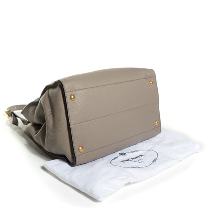 Prada Vitello Daino Tote Argilla 4 of 11